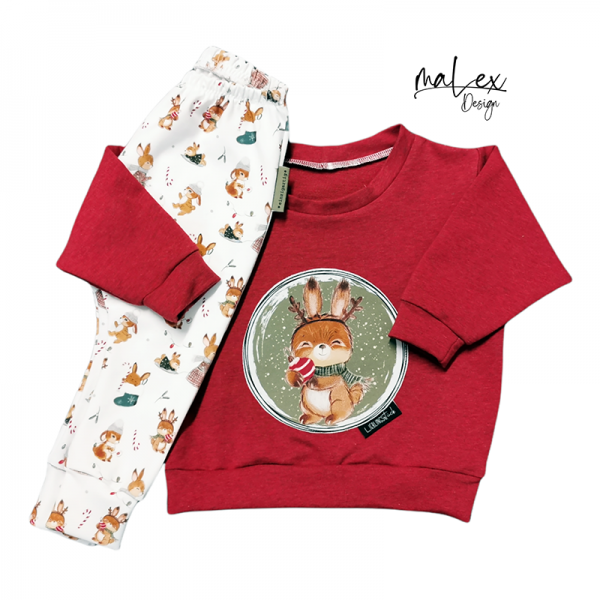 Patch / Aufnäher  - Winterhasi ARMYGRÜN